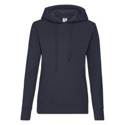 Bluza Damska Z Kapturem. Niebieskie bluzy FRUIT OF THE LOOM, l, bez wzorów, z kapturem. Za 123.99 zł.