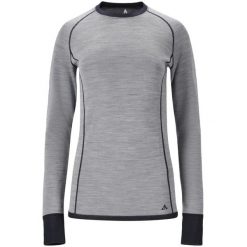 Podkoszulek wełniany damski Whistler Brandi Wool. Niebieskie bielizna sportowa Whistler, bez wzorów, z wełny. Za 277.50 zł.