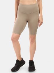 Kilpi Legginsy funkcyjne "Artemi" w kolorze beżowym rozmiar: 44. Brązowe legginsy Kilpi, bez wzorów, z materiału. Za 119.95 zł.