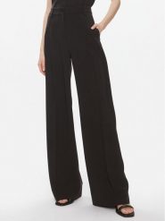 Calvin Klein Spodnie materiałowe K20K206774 Czarny Wide Leg. Czarne spodnie materiałowe Calvin Klein, bez wzorów, z materiału. Za 279.99 zł.