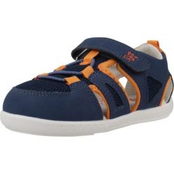 Sandały GARVALIN 252336G Niebieski. Brązowe sandały Garvalin, bez wzorów, z syntetyku, sportowe, bez obcasa, bez zapięcia. Za 190.99 zł.