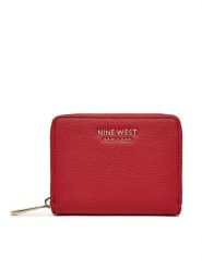 Nine West Portfel NW-W1-001-SS25 Czerwony. Czerwone portfele Nine West, bez wzorów, z materiału. Za 69.99 zł.
