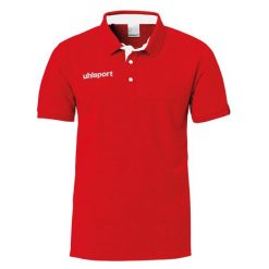 Polo Uhlsport Essential Prime. Białe koszulki polo Uhlsport, s, bez wzorów, z bawełny, bez kołnierzyka, bez ramiączek. Za 149.50 zł.