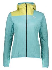 ORTOVOX Kurtka hybrydowa "Swisswool" w kolorze turkusowym rozmiar: XS. Niebieskie kurtki sportowe ORTOVOX, xs, bez wzorów, z wełny, bez kaptura, outdoorowe. Za 1,043.45 zł.