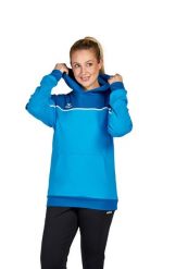 Sweat bluza z kapturem dla kobiet Erima Change. Niebieskie bluzy Erima, bez wzorów, z materiału, z kapturem. Za 269.90 zł.