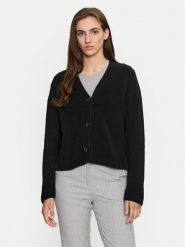 Marc O'Polo Kardigan 408 6059 61069 Czarny Relaxed Fit. Czarne kardigany Marc O'Polo, l, bez wzorów, z bawełny. Za 329.99 zł.