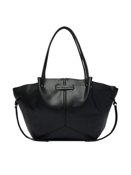 KARL LAGERFELD Torebka B3W30347 Czarny. Czarne shopper KARL LAGERFELD, bez wzorów, ze skóry, bez dodatków. Za 807.99 zł.