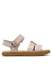Sorel Sandały ONA AVE™ Women's Ankle Strap 2113191 Szary. Szare sandały Sorel, bez wzorów, ze skóry, bez obcasa, na płaskiej podeszwie, bez zapięcia. Za 299.99 zł.