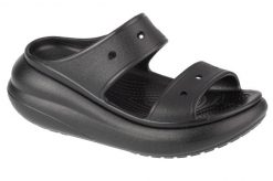 Sandały CROCS CRUSH SANDAL Czarny. Czarne sandały Crocs, bez wzorów, z gumy, bez obcasa, bez zapięcia. Za 252.00 zł.