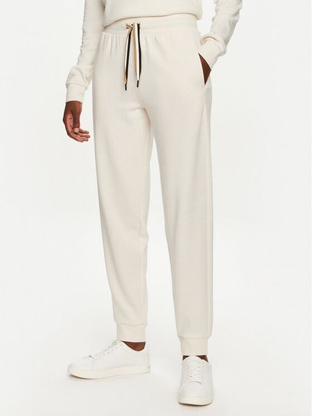 Boss Spodnie dresowe CP Stripe 50524759 Écru Regular Fit. Spodnie dresowe Boss, xs, bez wzorów, z bawełny. Za 209.99 zł.