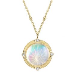 Glanzstücke München Naszyjnik srebrny srebro wysokiej próby Cyrkonia Masa perłowa żółte złoto Naszyjniki 1 ct Damski. Białe naszyjniki Glanzstücke München, z cyrkonią, srebrne. Za 199.99 zł.