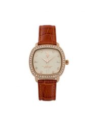 U.S. Polo Assn. Zegarek Mirabelle USP8488RG Brązowy. Brązowe, analogowe zegarki U.S. Polo Assn. Za 449.99 zł.