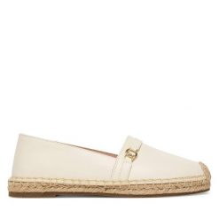 Espadryle Coccinelle. Białe espadryle Coccinelle, bez wzorów, bez obcasa, bez zapięcia. Za 799.99 zł.