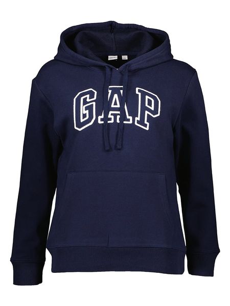GAP Bluza w kolorze granatowym rozmiar: XS. Niebieskie bluzy GAP, xs, bez wzorów, z kapturem. Za 100.52 zł.