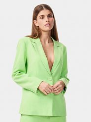 YAS Marynarka Likka 26030741 Zielony Regular Fit. Zielone marynarki i żakiety YAS, xl, bez wzorów, z syntetyku. Za 199.99 zł.