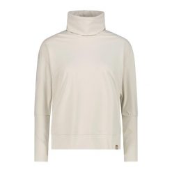 Damski sweter z okrągłym dekoltem CMP. Białe swetry CMP, na zimę, bez wzorów, bez ramiączek. Za 276.00 zł.