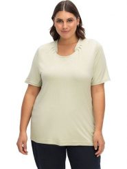 WITT WEIDEN Koszulka w kolorze kremowym rozmiar: 38. Brązowe bluzki WITT WEIDEN, bez wzorów, bez kołnierzyka, bez ramiączek. Za 39.99 zł.