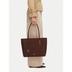 Torebka MEXX. Brązowe shopper Mexx, bez wzorów, bez dodatków. Za 159.99 zł.