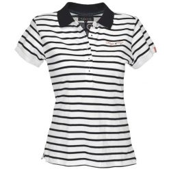 Damska jeździecka koszulka polo Flags&Cup Joya. Niebieskie koszulki polo FLAGS&CUP, xs, bez wzorów, z bawełny, bez kołnierzyka, bez ramiączek. Za 229.50 zł.