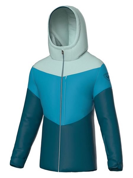 ROSSIGNOL Kurtka narciarska "Corbet's" w kolorze błękitno-granatowym rozmiar: L. Niebieskie kurtki narciarskie Rossignol, l, bez wzorów, bez kaptura, narciarskie. Za 633.92 zł.