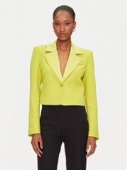 Marciano Guess Marynarka 5GGN13 7300A Żółty Slim Fit. Żółte marynarki i żakiety Marciano Guess, z aplikacjami, z syntetyku. Za 629.99 zł.