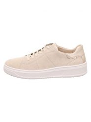 Legero Skórzane sneakersy "Rejoise" w kolorze kremowym rozmiar: 37. Brązowe trampki Legero, bez wzorów, bez zapięcia. Za 223.73 zł.