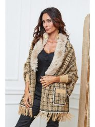 So Cachemire Kardigan "Escape" w kolorze beżowym rozmiar: M. Brązowe kardigany So Cachemire, m, bez wzorów, ze splotem. Za 174.84 zł.