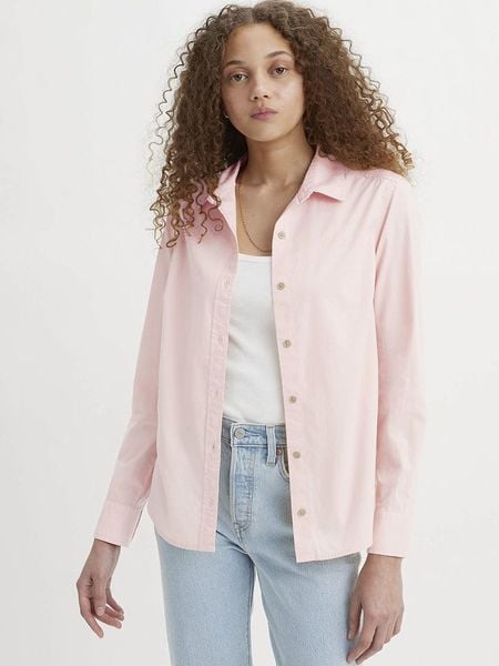 Levi's Koszula w kolorze jasnoróżowym rozmiar: S. Różowe koszule Levi's®, s, bez wzorów, z bawełny, bez kołnierzyka, bez ramiączek. Za 109.95 zł.