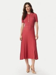 MICHAEL Michael Kors Sukienka codzienna MT5834F33D Różowy Regular Fit. Czerwone sukienki MICHAEL Michael Kors, na co dzień, xs, bez wzorów, z wiskozy, bez kołnierzyka, bez ramiączek, proste. Za 1,239.00 zł.