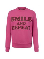Marie Lund Bluza Kobiety wyrazisty róż|brązowy, L. Brązowe bluzy Marie Lund, l, bez wzorów, z bawełny, bez kaptura. Za 199.95 zł.