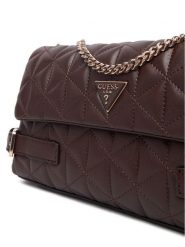 Guess Torebka Paisleigh HWQG98 83210 Brązowy. Brązowe torebki klasyczne Guess, z aplikacjami, ze skóry, bez dodatków. Za 589.99 zł.