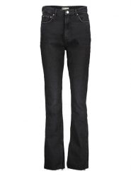 Gina Tricot Dżinsy - Skinny fit - w kolorze czarnym rozmiar: 34. Czarne jeansy Gina Tricot, bez wzorów, z podwyższonym stanem. Za 48.28 zł.