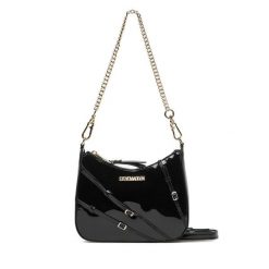 Torebka Steve Madden. Czarne torebki klasyczne Steve Madden, bez wzorów, bez dodatków. Za 429.99 zł.