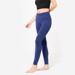 Legginsy do jogi damskie Kimjaly. Niebieskie legginsy KIMJALY, xs, bez wzorów, z elastanu, na jogę i pilates. W wyprzedaży za 79.99 zł.