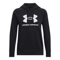 Bluza damska z kapturem Under Armour Rival Fleece Big Logo. Białe bluzy Under Armour, bez wzorów, z kapturem. Za 276.50 zł.