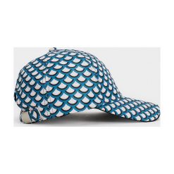 Parfois - Czapka. Niebieskie czapki Parfois, bez wzorów, z bawełny. W wyprzedaży za 34.90 zł.