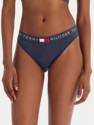 Tommy Hilfiger Figi klasyczne UW0UW06038 Granatowy. Niebieskie figi TOMMY HILFIGER, l, bez wzorów, z bawełny. Za 99.99 zł.