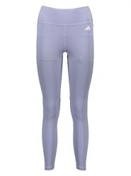 Adidas Legginsy sportowe "Train Essentials" w kolorze fioletowym rozmiar: XS. Różowe legginsy Adidas, xs, bez wzorów, z materiału, z podwyższonym stanem, outdoorowe. Za 79.21 zł.