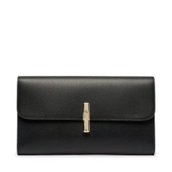 Torebka Furla. Czarne kopertówki Furla, bez wzorów, bez dodatków. Za 899.99 zł.