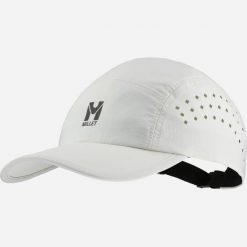 Czapka z daszkiem Millet Chamonix 5 Panel Cap Biały Active Fit. Brązowe spodnie sportowe Millet, bez wzorów, z tkaniny, trekkingowe. Za 159.00 zł.