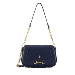 Torebka Beverly Hills Polo Club. Niebieskie listonoszki Beverly Hills Polo Club, bez wzorów, bez dodatków. Za 199.99 zł.