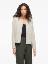 Vila Kardigan "Garden" w kolorze kremowym rozmiar: M. Brązowe kardigany Vila, m, bez wzorów. Za 147.91 zł.