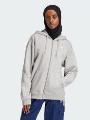 Adidas Bluza "Essentials" w kolorze szarym rozmiar: S. Szare bluzy sportowe Adidas, s, bez wzorów, bez kaptura. Za 117.95 zł.