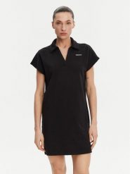 DKNY Sukienka codzienna DP5D4890 Czarny Regular Fit. Czarne sukienki DKNY, na co dzień, xs, bez wzorów, z bawełny, bez kołnierzyka, bez ramiączek, proste. Za 189.99 zł.