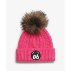 Kapelusz damski Superdry Luxe. Czerwone kapelusze Superdry, bez wzorów, z syntetyku. Za 180.75 zł.