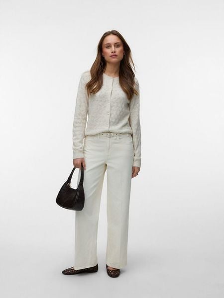 Vero Moda Kardigan w kolorze białym rozmiar: XS. Białe kardigany Vero Moda, xs, bez wzorów, ze splotem. Za 129.95 zł.