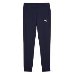 Damskie Spodnie Do Biegania Team Goal Casuals. Niebieskie spodnie dresowe Puma, bez wzorów, z dresówki. Za 208.99 zł.