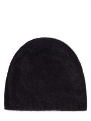 Marie Lund czapka z czystego kaszmiru Kobiety Kaszmir czarny, ONE SIZE. Czarne czapki Marie Lund, bez wzorów, z dzianiny. Za 249.95 zł.