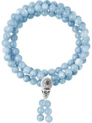 Pearline Bransoletka z elementem ozdobnym rozmiar: 56 cm. Niebieskie bransoletki Pearline, z akwamarynem, srebrne. Za 217.99 zł.