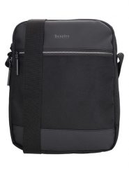 Beagles Torebka "Leon" w kolorze czarno-szarym - 21 x 27 x 9 cm rozmiar: onesize. Czarne torby na ramię Beagles, bez wzorów, z materiału, na ramię, bez dodatków. Za 95.99 zł.